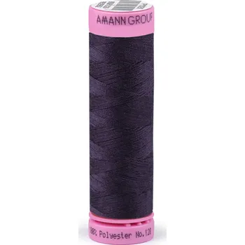 Nit Polyesterové nitě návin 100 m Aspo Amann Varianta: 0580 Total Eclipse, Balení: 5 ks