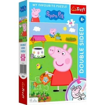 ostatní stavebnice Trefl Puzzle Prasátko Peppa oboustranná 93529