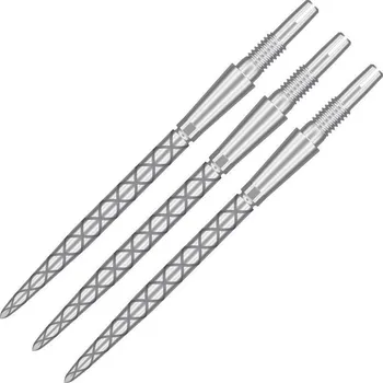 Šipka Hroty na steel šipky TARGET Swiss Point Storm Diamond 30mm, stříbrné - 3ks