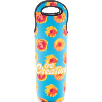 Stojan na víno Reklamní VinoBag zakázková taška na víno RPET, černá