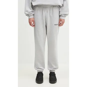 Bavlněné tepláky Represent Represent Owners Club Sweatpant, L, šedá, 90X