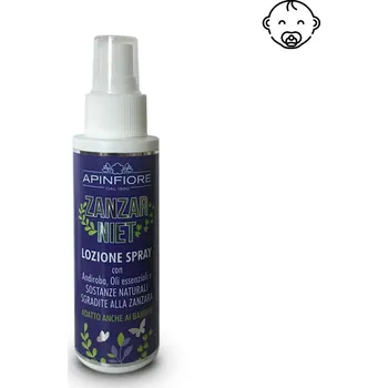 Přípravek proti hmyzu Apinfiore Zanzar Niet Lozione Spray | Zanzar Niet ochranný sprej ve spreji proti štípnutí 100 ml