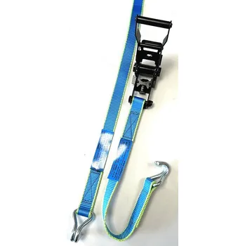 Upínací popruh upínací pás - kurta - 25S-2-DR-SPH, délka kompletu 3 m, barva černá, délka pevné části 0,5 m