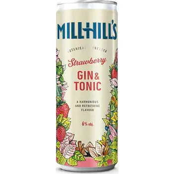 Gin Millhills Strawberry Gin Tonic 250 ml