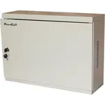 XtendLan 19" nástěnný vertikální rozvaděč 2U 540x120, plné dveře, šedý