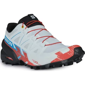 Dámská běžecká obuv Salomon dámská běžecká obuv Speedcross 6 W White/Black/Fiery Red 41 1/3 běžecká obuv