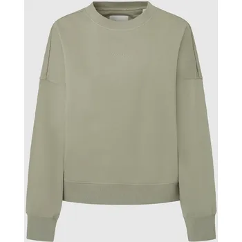 Dámská mikina Pepe Jeans Dámská mikina EVELYN Barva: khaki zelená, Velikost: XS
