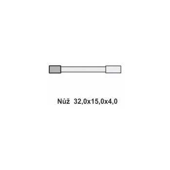 Frézka Nůž 32,0x15,0x4,0 pro sadu na dveřní zárubně 49104