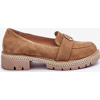 Dámské mokasíny Elegantní mokasíny semišové Laverne Barva: Béžová, Velikost: 36
