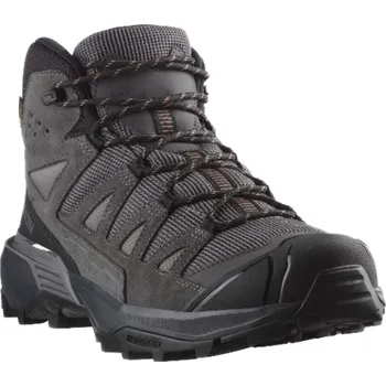 Pánská treková obuv Salomon X Ultra 360 Leather Mid GTX M L47570800 - castlerock/asphalt/kelp 45 1/3