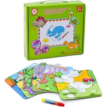 Puzzle MAC TOYS Puzzle Dinosauři + vodní malování