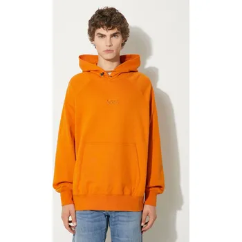 Pánská mikina Bavlněná mikina Vans Premium Classics LX Hoodie Fleece, M, oranžová, 28X