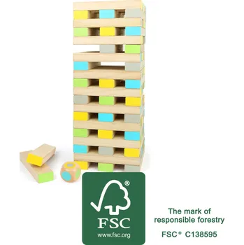Desková hra small foot Jenga věž XXL - poškozený obal, LE12027-sleva