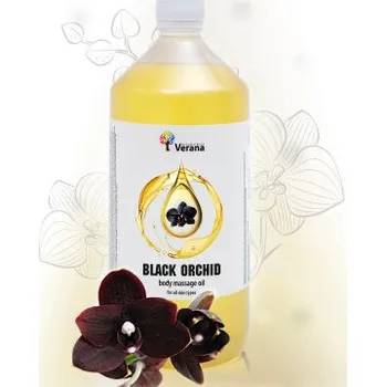 Masážní přípravek VERANA Masážní olej Černá orchidej 1000 ml