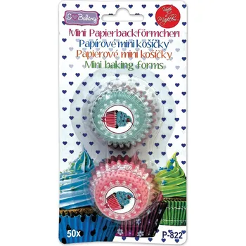 Krabice na pečivo ALVARAK GROUP a.s. Cukrářské košíčky MINI - muffin s třešní - 50ks