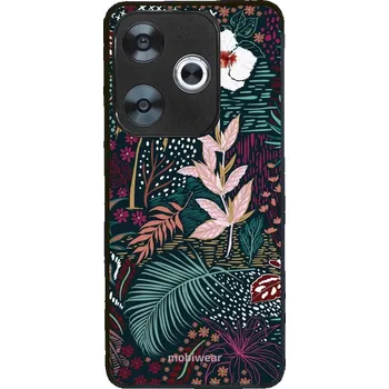 Pouzdro na mobilní telefon Lesklý kryt Mobiwear Glossy - Xiaomi Poco F6 5G - G043G - Temná flóra (Prémiové lesklé pouzdro, obal, kryt Mobiwear Glossy na mobil Xiaomi Poco F6 5G - G043G - Temná flóra, materiál Plast + TPU silikon - krytí po všech stranách, neošoupatelný potisk, tenk