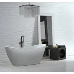 Vana VIYA Glam 160x70x71 cm volně stojící stříbrná VANAND16GLAM02