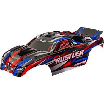 RC náhradní díl Traxxas Traxxas karosérie Rustler červená (bezsponková)