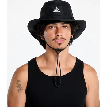 Klobouk Klobouk Nike Apex Storm-FIT Bucket Hat Black/ Reflective Silver S