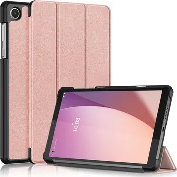 Pouzdro na tablet Stand zavírací pouzdro na Lenovo Tab M8 4. Gen (2024) - růžovozlaté