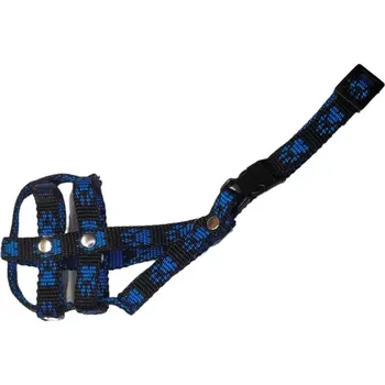 Náhubek pro psa Palkar nylonový náhubek pro psy vel. 0,5 14 cm x 4 cm černo-modrá