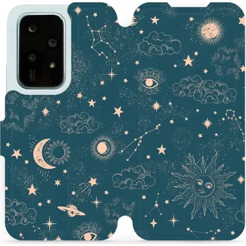 Pouzdro na mobilní telefon Flipové pouzdro Mobiwear - Honor 200 Lite - VP14S Magický vesmír (Knížkové flip pouzdro, obal, kryt na mobil Honor 200 Lite - VP14S Magický vesmír, materiál Umělá kůže + TPU - ochrana 360°, stojánek, silikonová vanička, magnetické zavírání)