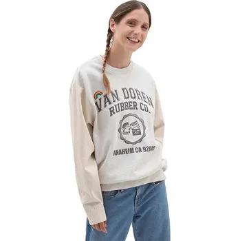 Pánská mikina VANS mikina - Anaheim Sidewall Crew Oatmeal Heather (OHC) velikost: S