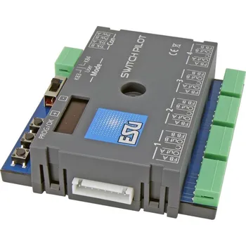 Vláček a vláčkodráha SwitchPilot 3, 4-fach Magnetartikeldecoder, DCC/MM, OLED, mit RC-Feedback, updatefähig, RETAIL verpackt - expresní doprava