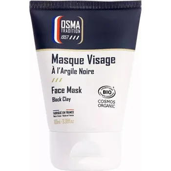 Pleťová maska Osma Face Mask Black Clay 100 ml - Pleťová maska s aktivním uhlím pro muže
