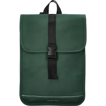 Městský batoh Trendy dámský pogumovaný batoh Sofara, tmavě zelený