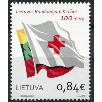 Poštovní známka (2019) MiNr. 1313 ** - Litva - Červený kříž
