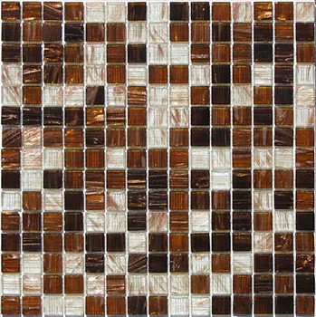 Dlažba Mozaika 327x327x4mm, GARNET BROWN