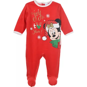 Dívčí oblečení SET 4 KS OVERAL MINNIE vánoce, 6,12,18,24 měs.