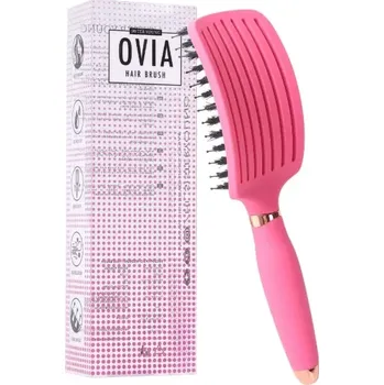kartáč na vlasy Sister Young Ovia Fuchsia BV kartáč na vlasy s kančími štětinami | Styling bez krepatění, luxusní vzhled – Lvhair.cz