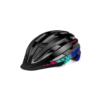 Cyklistická přilba R2 helma Ventu černá-růžová, modrá lesklá , vel. S 54-56cm