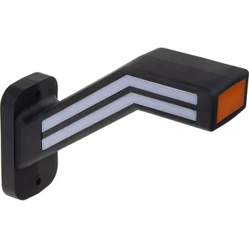 Autožárovka Poziční LED (tykadlo) gumové levé - červeno/bílo/oranžové, 12-24V,ECE - trl190L