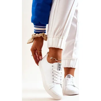 Dámská obuv Kožená tenisová obuv Big Star JJ274312 Barva: Bílá, Velikost: 41