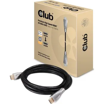 Kabel do PC Club3D Kabel Certifikovaný HDMI Premium High Speed, HDMI 2.0 4K60Hz UHD, 3m