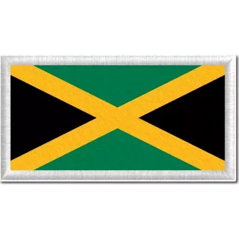 Vlajka Pelisport Jamajská vlajka tištěná nášivka 6 x 3 cm