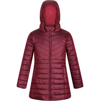 REGATTA Dětská zateplená bunda s kapucí 14 LET ČERVENÁ