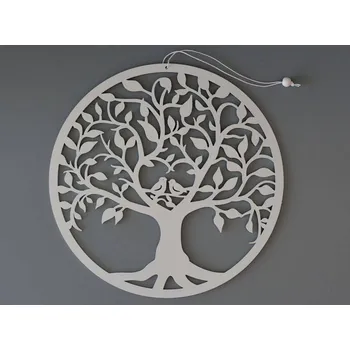 Dřevěný závěs / dekorace - Strom lásky