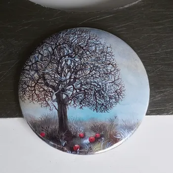 Dekorativní magnet Zuzana Honsová Zima - magnet 56 mm