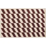 HAY Koberec Shift Kelim 140x200, burgundy