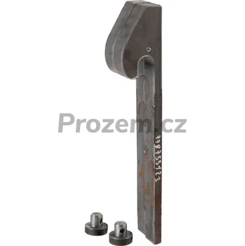 Nábytkové kování Konzole k navaření 2 ks, 2 desky s vazebními háky a blokováním, 505/35 mm pro John Deere