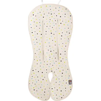 Vložka do autosedačky Kaarsgaren Letní 3D biobavlněná vložka do kočárku a autosedačky – puntíky