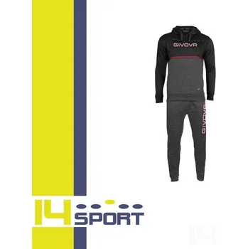 Souprava GIVOVA ITALIA 106 vel. S, barva 1023 černá - tmavě šedá, velikost S