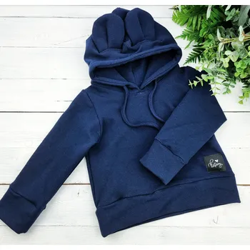 Dívčí mikina Kulišárny Mikina s oušky NAVY VELIKOST: 92(18-24m)