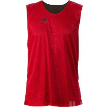 Oboustranný basketbalový dres LUANVI TRIPLE, barva 0024 červená - černá, velikost 3XS