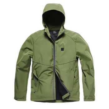 Pánská casual bunda Bunda Vintage Industries Ather softshell oliv XL