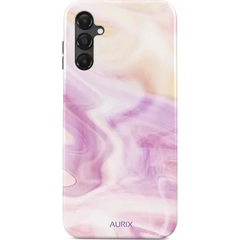 Pouzdro na mobilní telefon Kryt Samsung A14 AURIX pevný Pinky Wave (obal neboli pouzdro na Samsung A14)